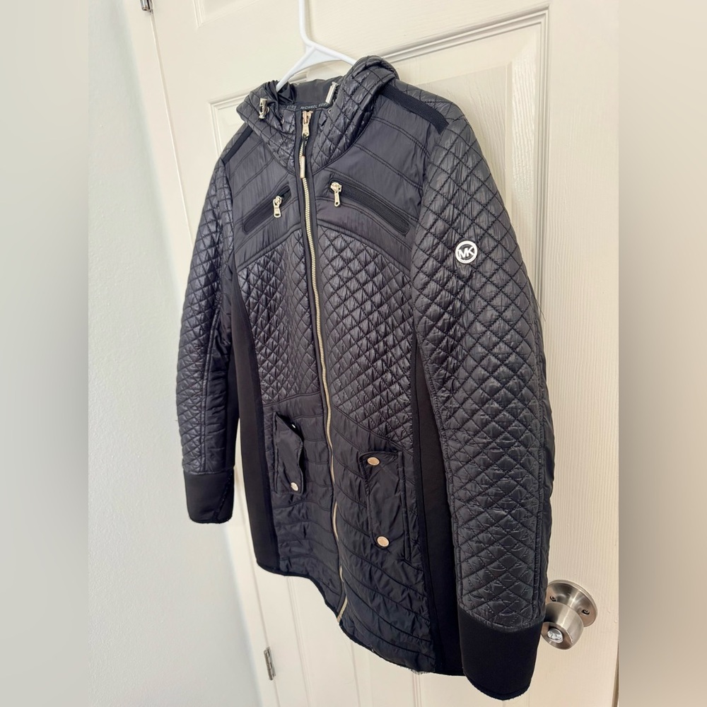 Michael Kors Black Quilted Jacket - Picture 2 of 6